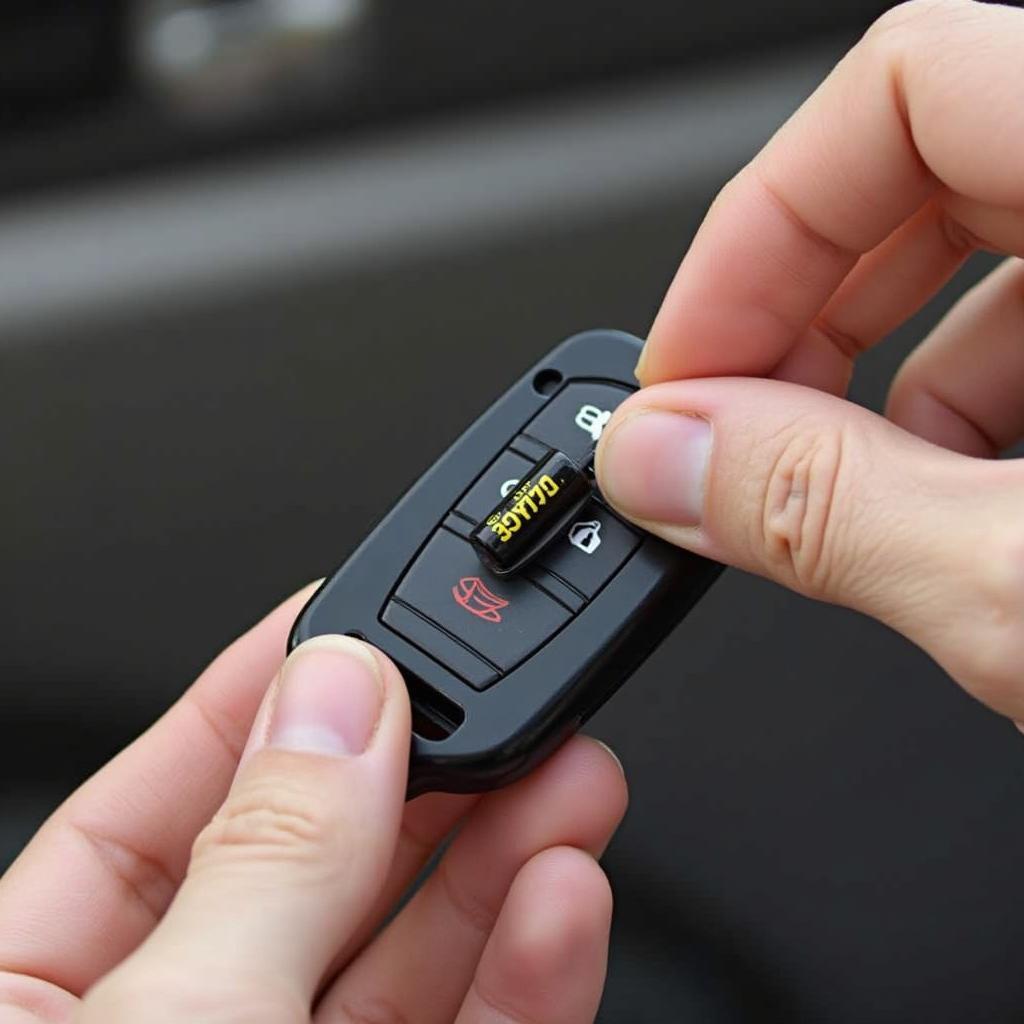 Installing New Battery in Chrysler Pacifica Key Fob