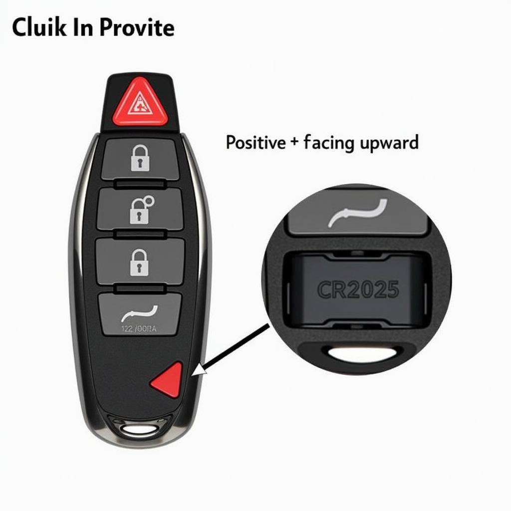 Installing a New CR2025 Battery in a Mazda 6 Key Fob