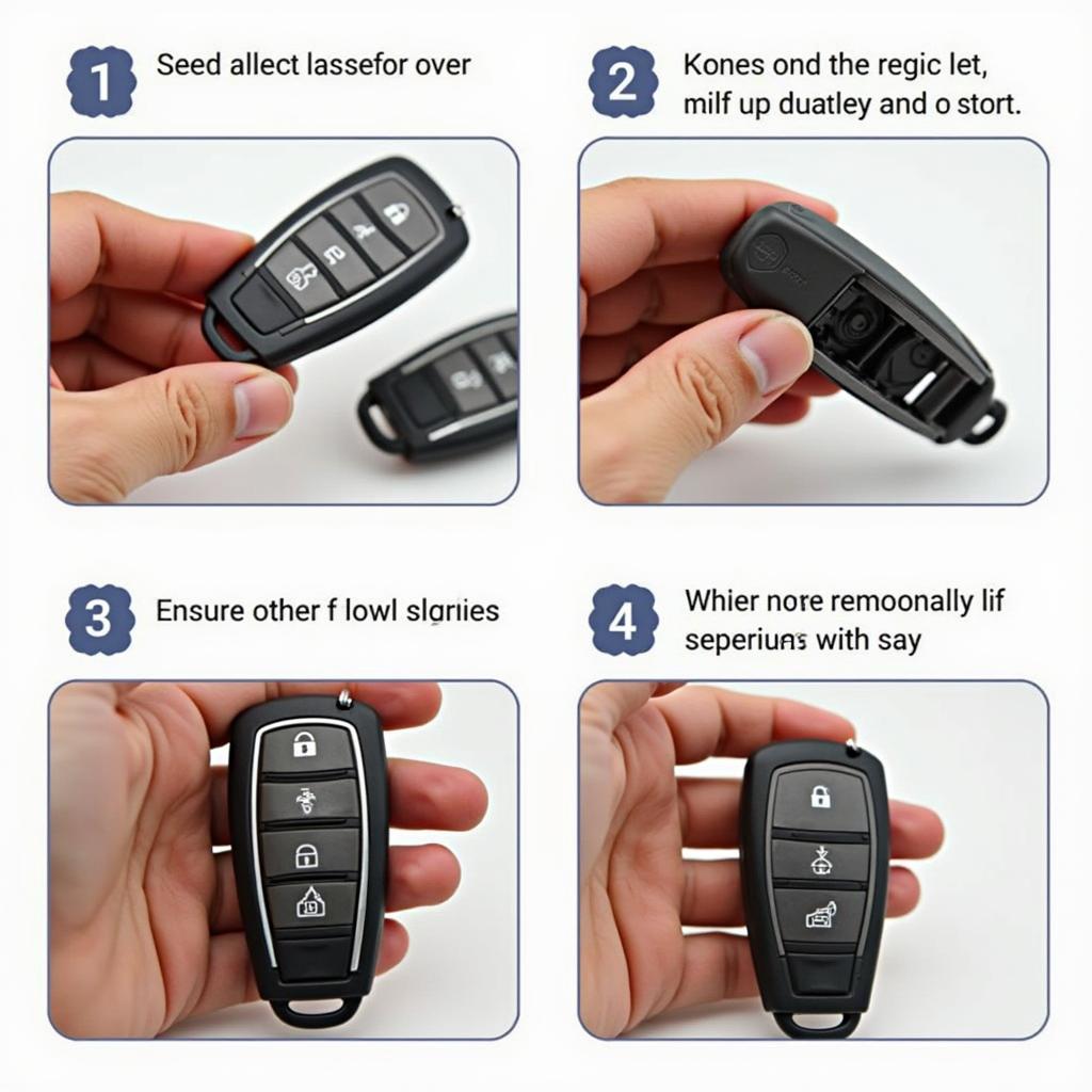 Installing a Volvo key fob cover on a 2012 model