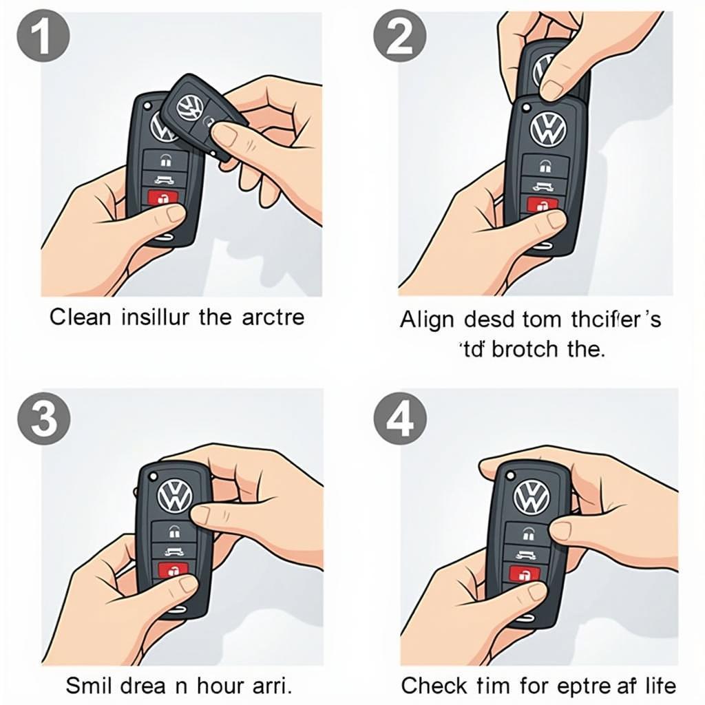 Installing VW R32 Key Fob Sticker