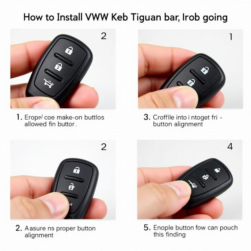 Installing a VW Tiguan Key Fob Cover