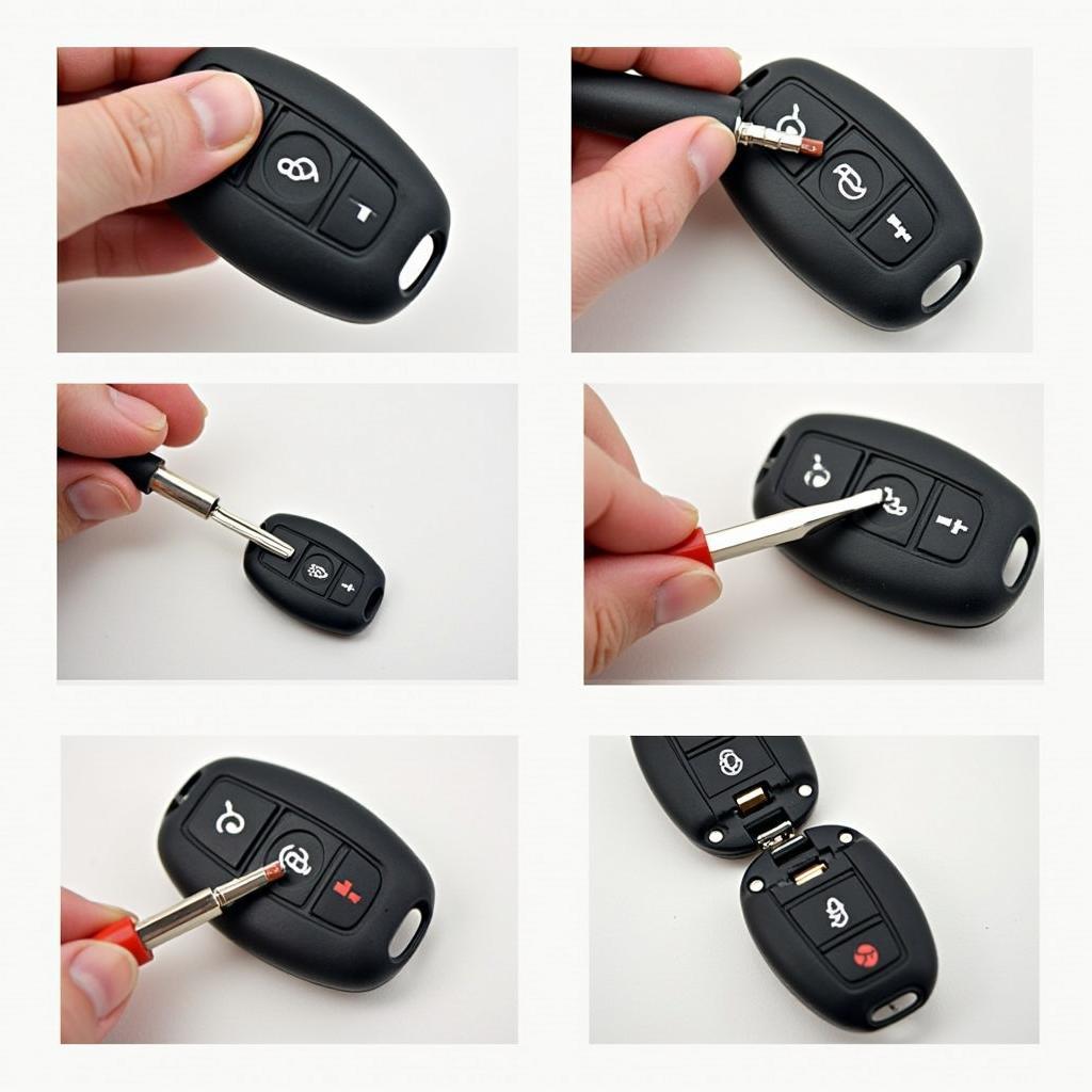 Disassembling a Jaguar XF Key Fob