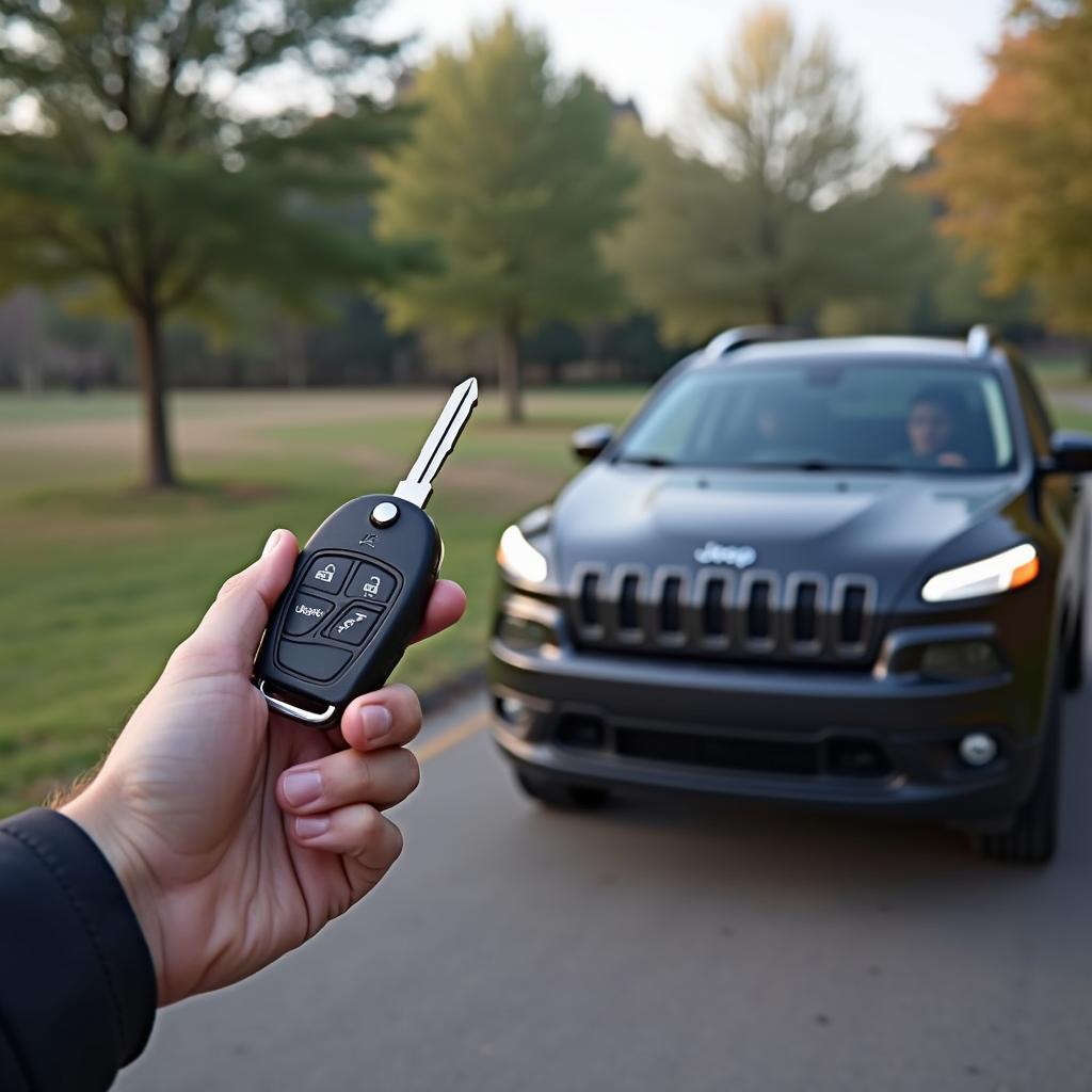 Testing the Range of a Jeep Cherokee Key Fob