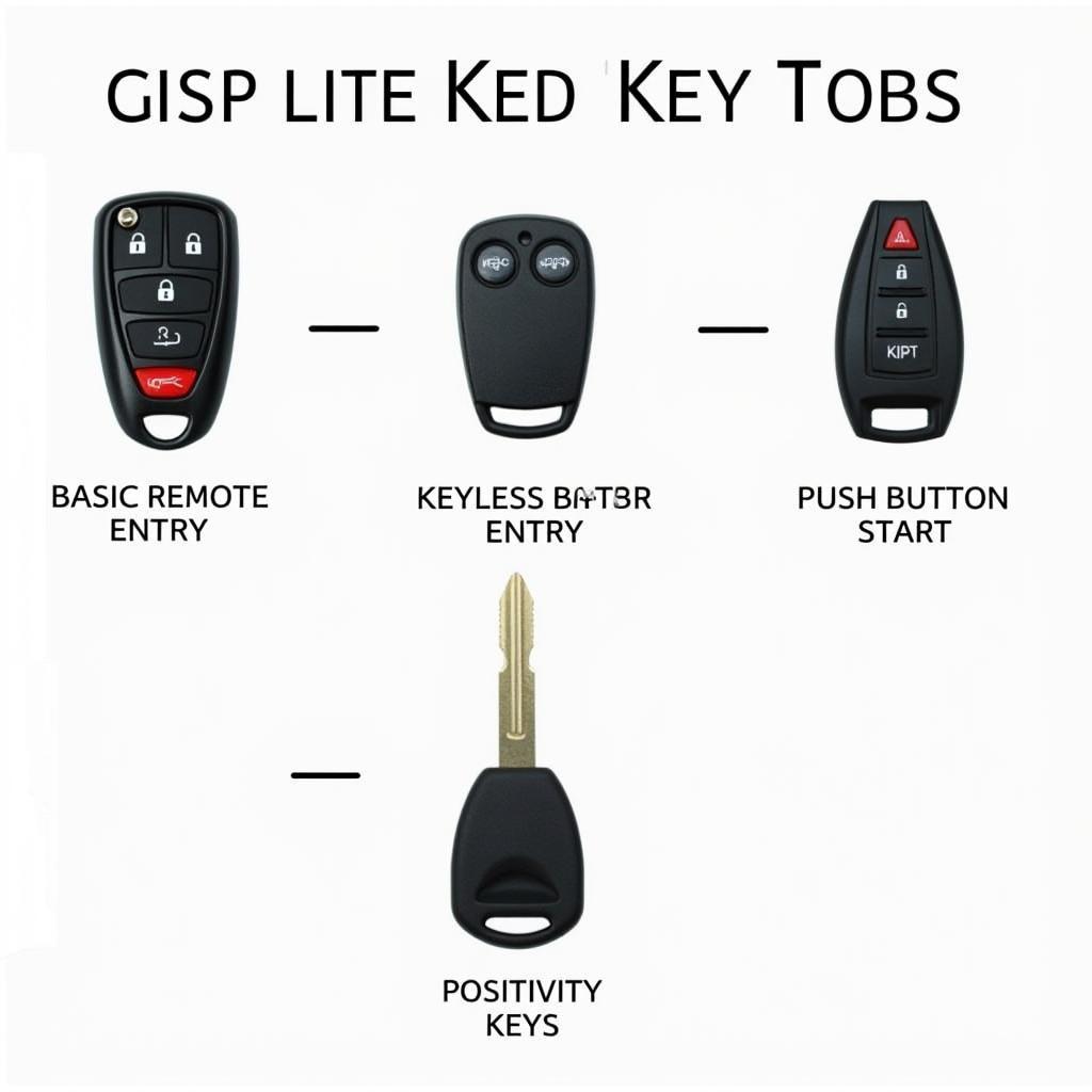 Different Jeep Cherokee Key Fob Types