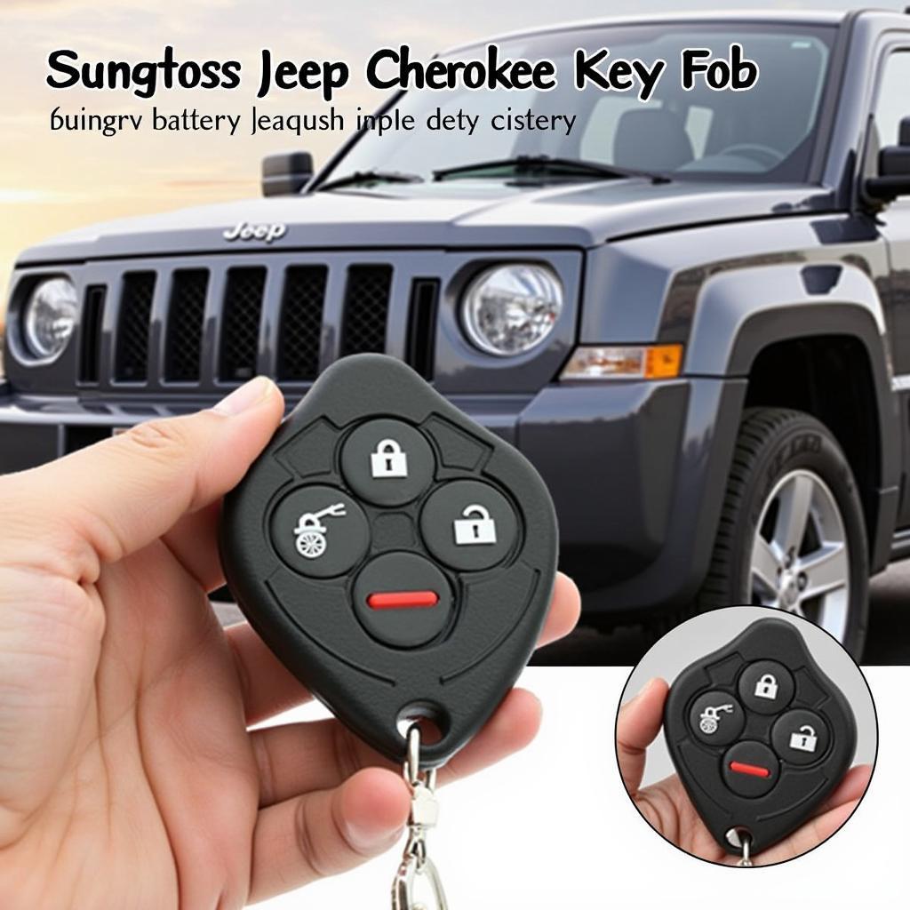 Functioning Jeep Cherokee Key Fob