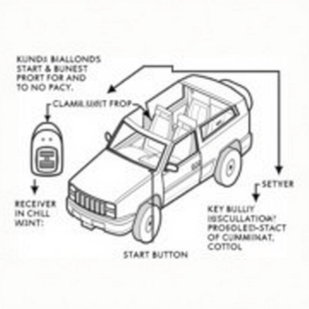 Diagram of Jeep Cherokee Push-Button Start System