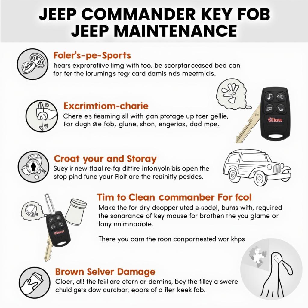 Tips for maintaining your Jeep Commander key fob