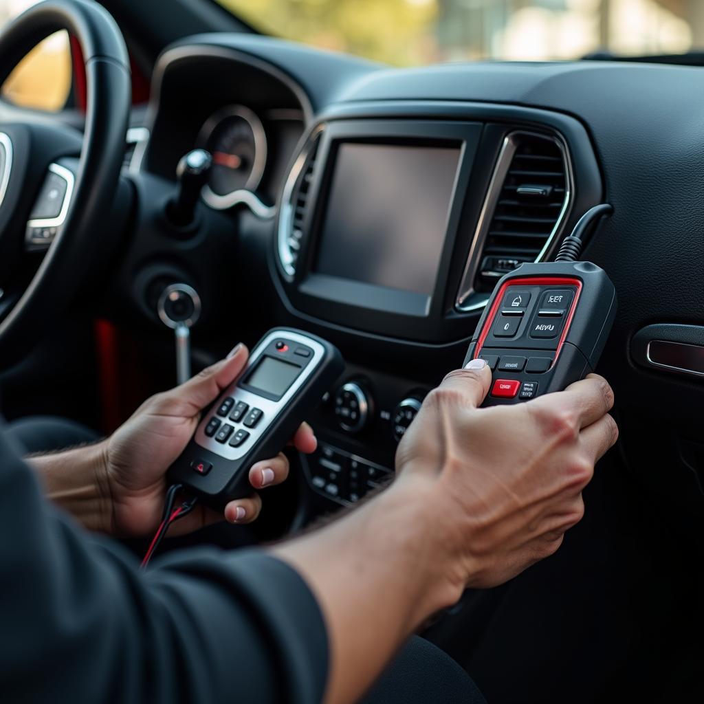 Jeep Compass Key Fob Programming with Diagnostic Tool