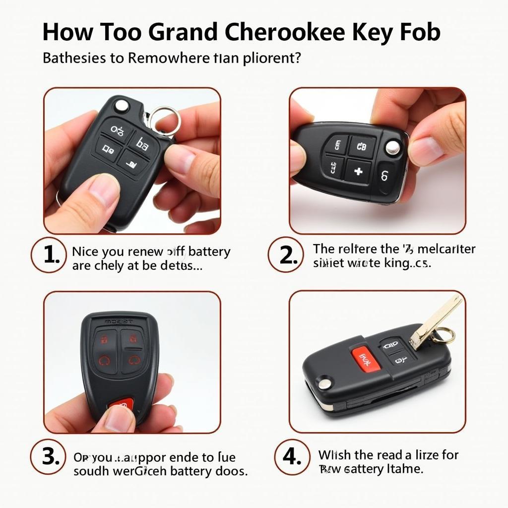 Replacing a Jeep Grand Cherokee Key Fob Battery