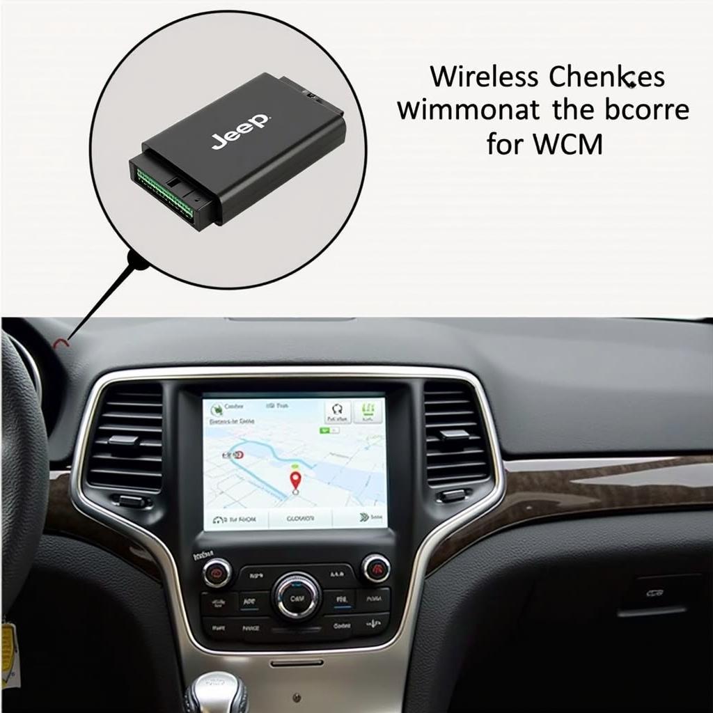 Locating the Wireless Control Module on a 2014 Jeep Grand Cherokee