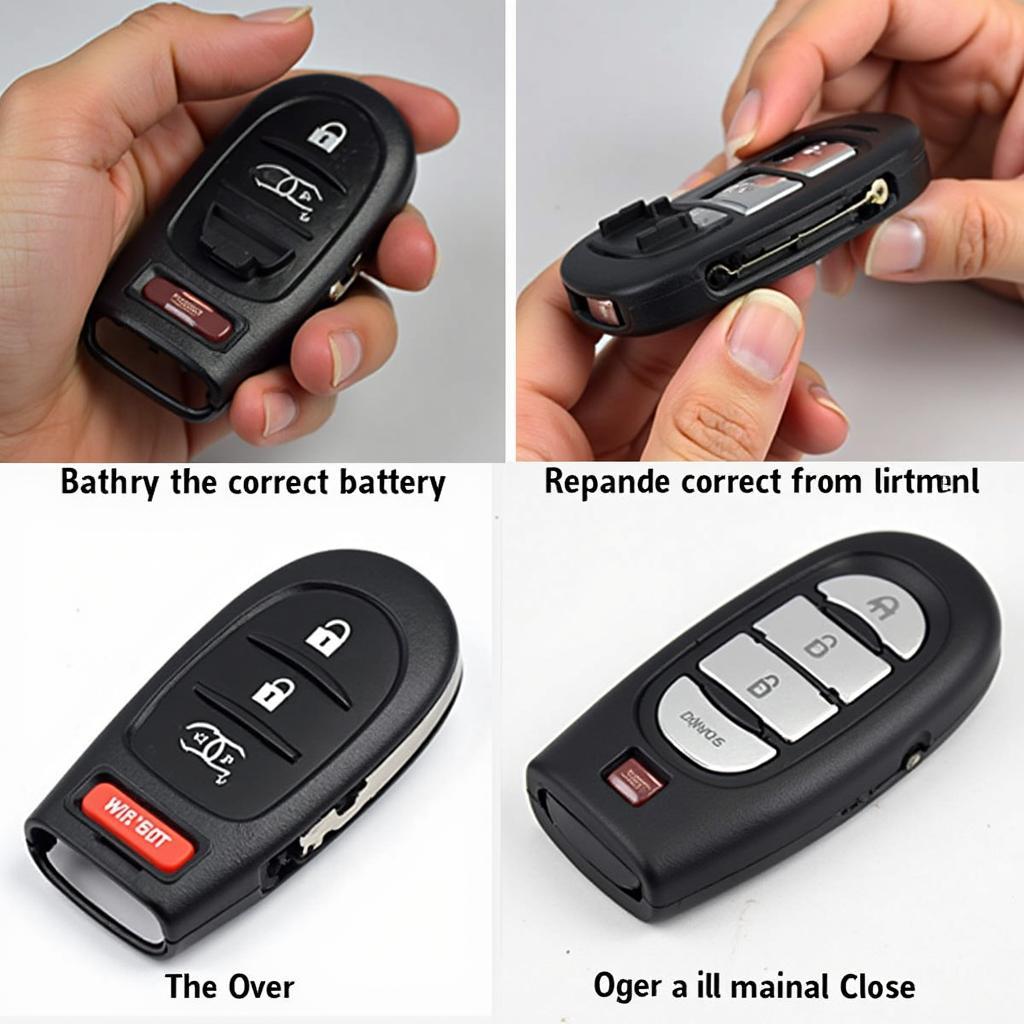 Replacing the battery in a Jeep key fob