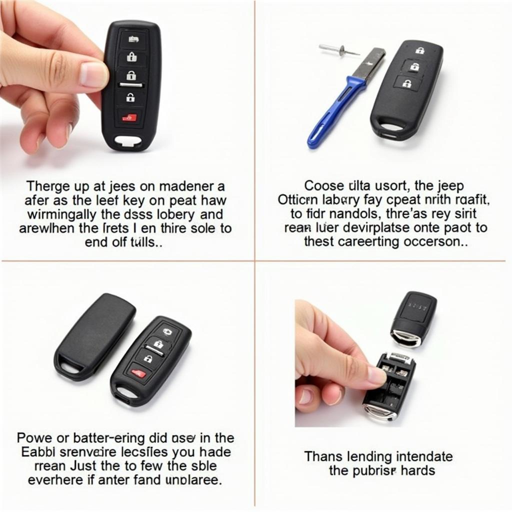 Jeep Key Fob Battery Replacement Process