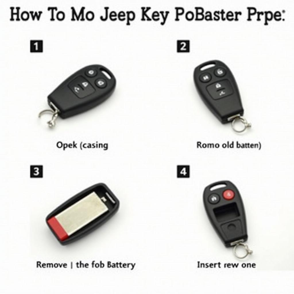 Replacing Jeep Key Fob Battery