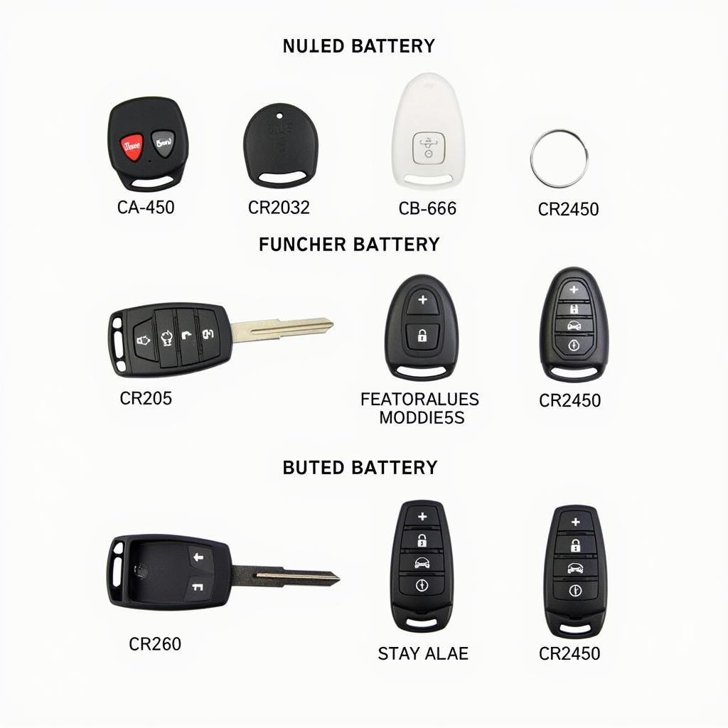 Different Jeep Key Fob Battery Types