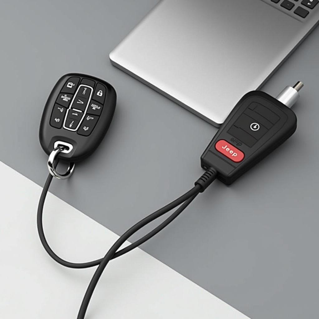 Charging a Jeep Key Fob via USB Port