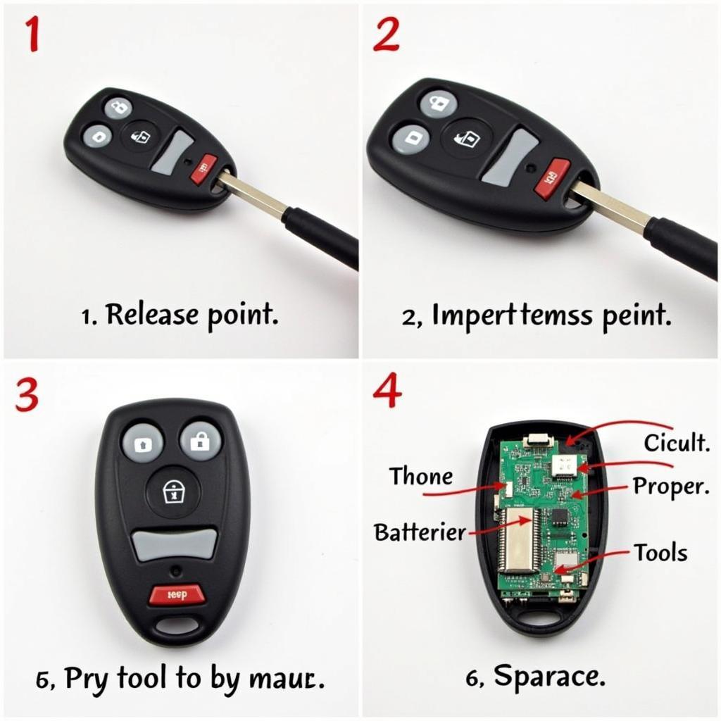 Jeep Key Fob Disassembly Steps