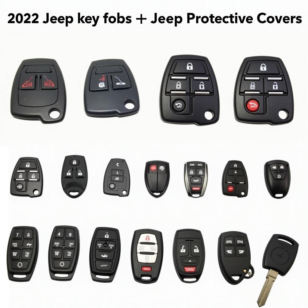 Different Types of Jeep Key Fobs and Covers