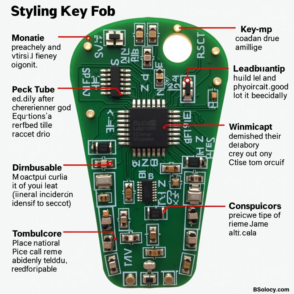 Jeep Liberty Key Fob Circuit Board