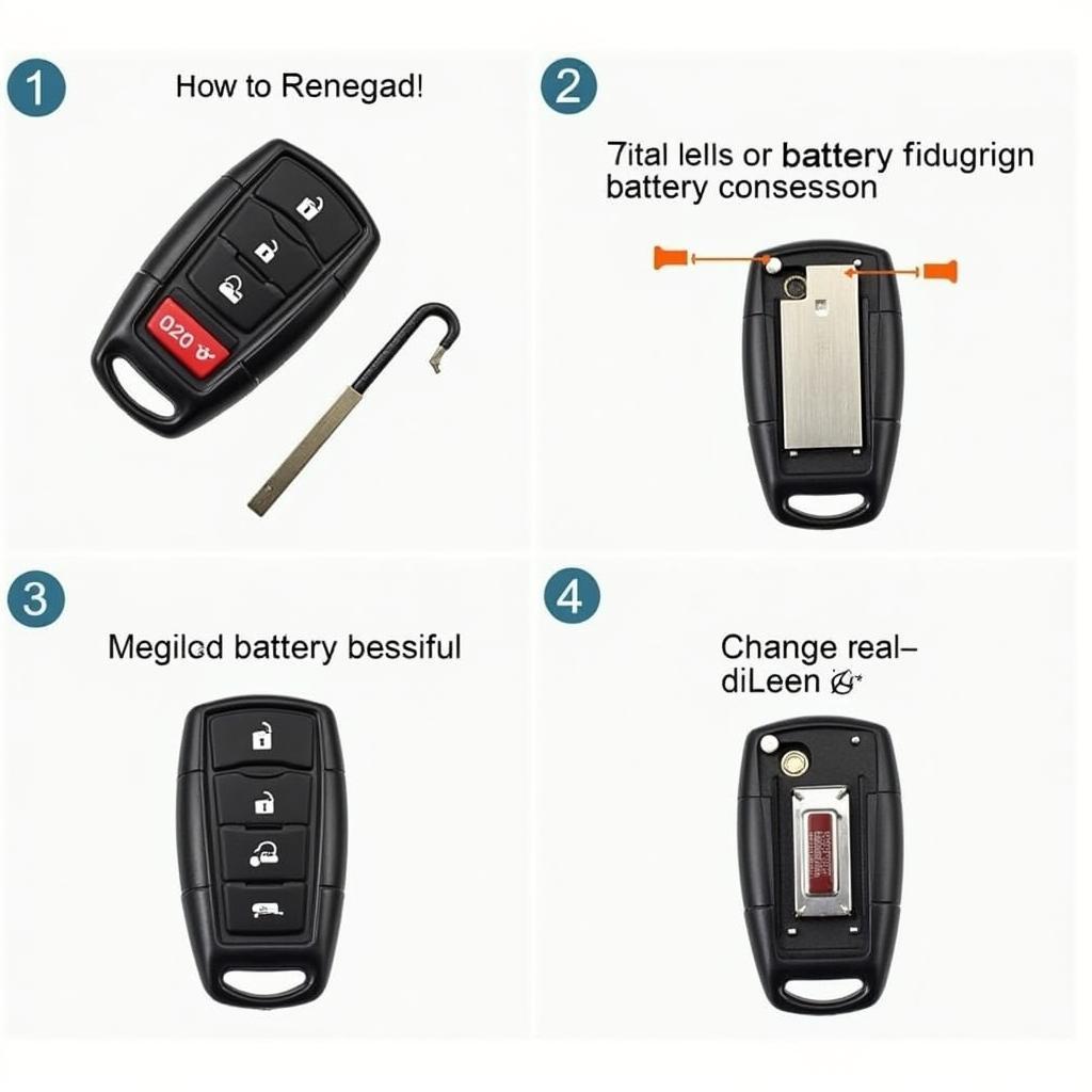 Jeep Renegade Key Fob Battery Replacement Process