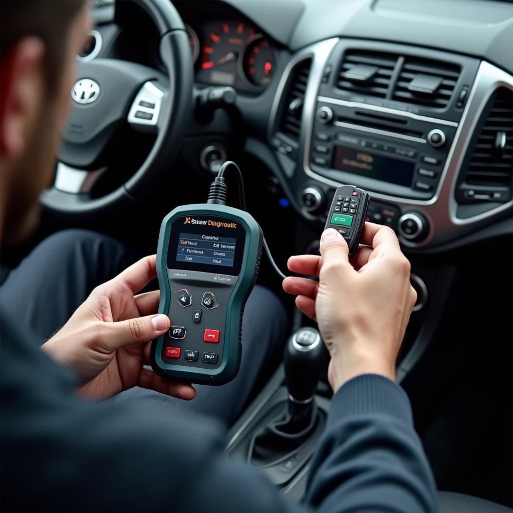 Key Fob Programming with Diagnostic Tool