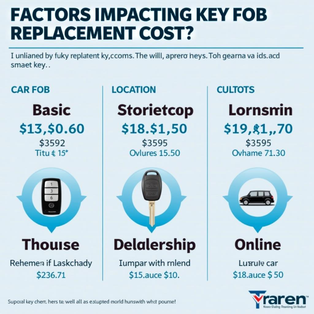 Factors Affecting Key Fob Replacement Cost