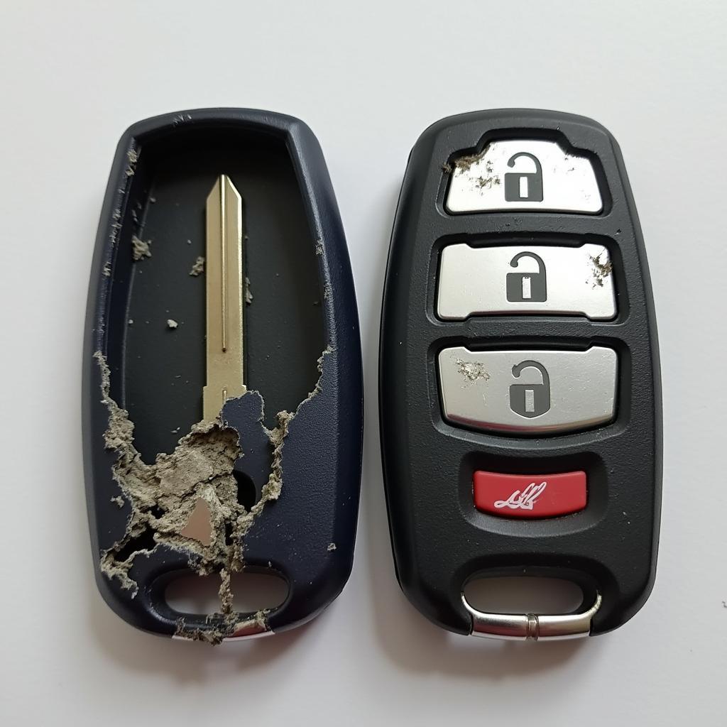 Damaged key fob requiring replacement in Wichita, KS