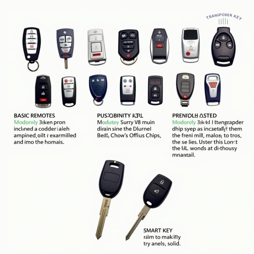 Different Key Fob Types in 98155