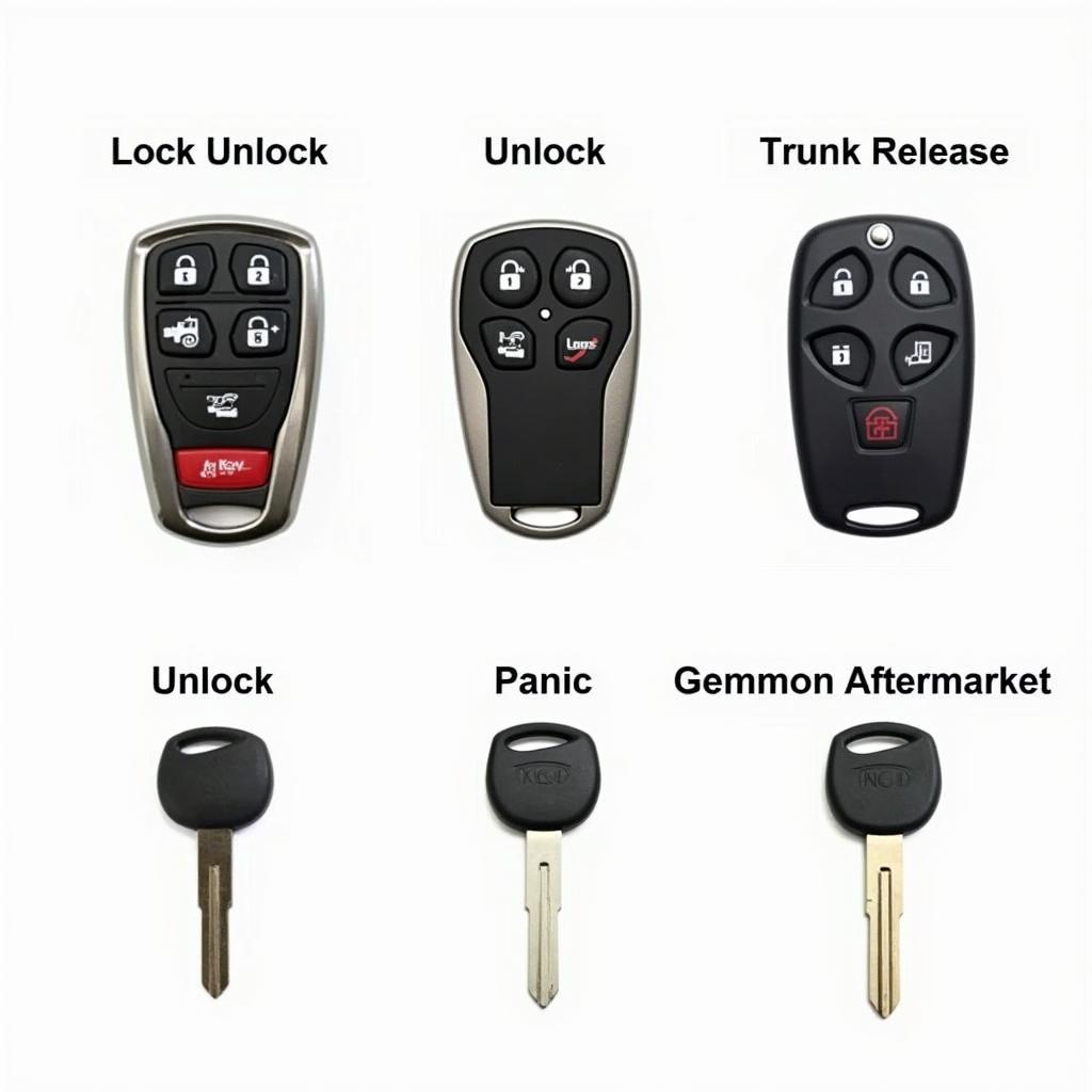 Kia 2012 Sorento Key Fob Types