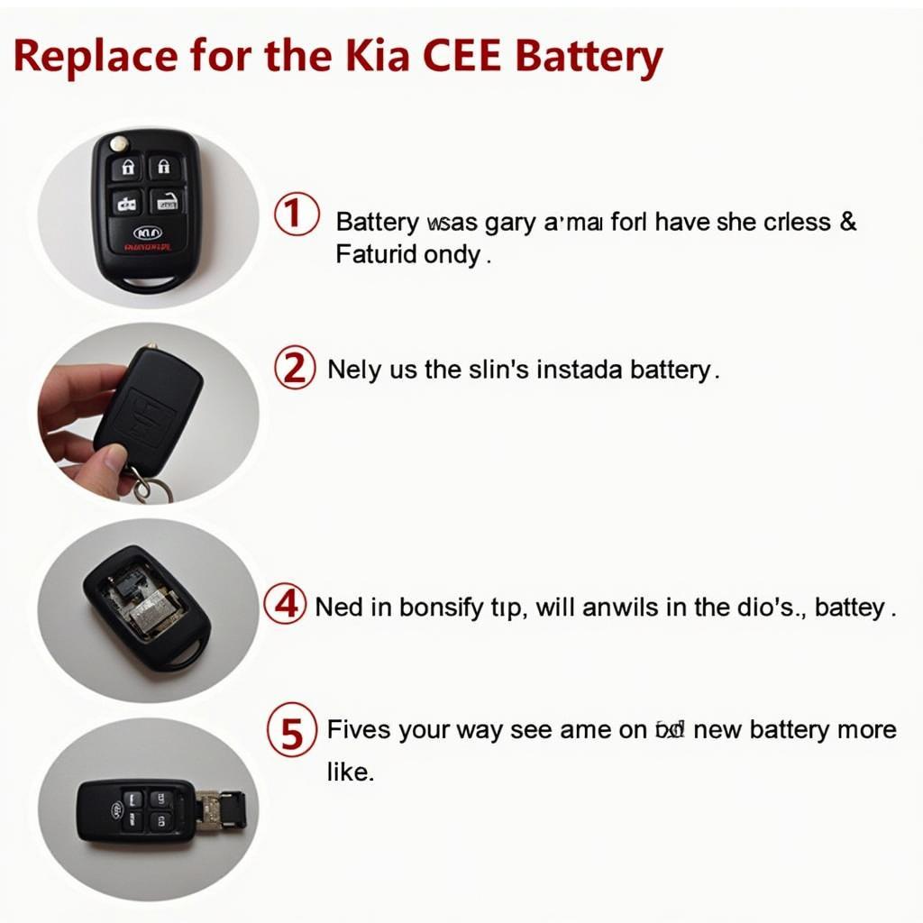 Kia Ceed Key Fob Battery Replacement Guide