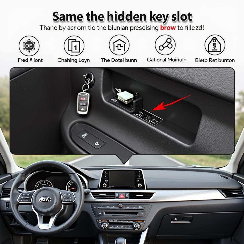 Kia Hidden Key Slot