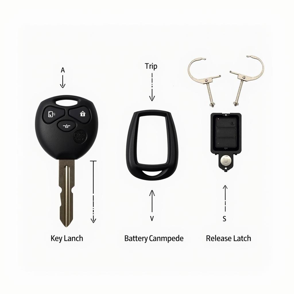 Kia Key Fob 2023 Components