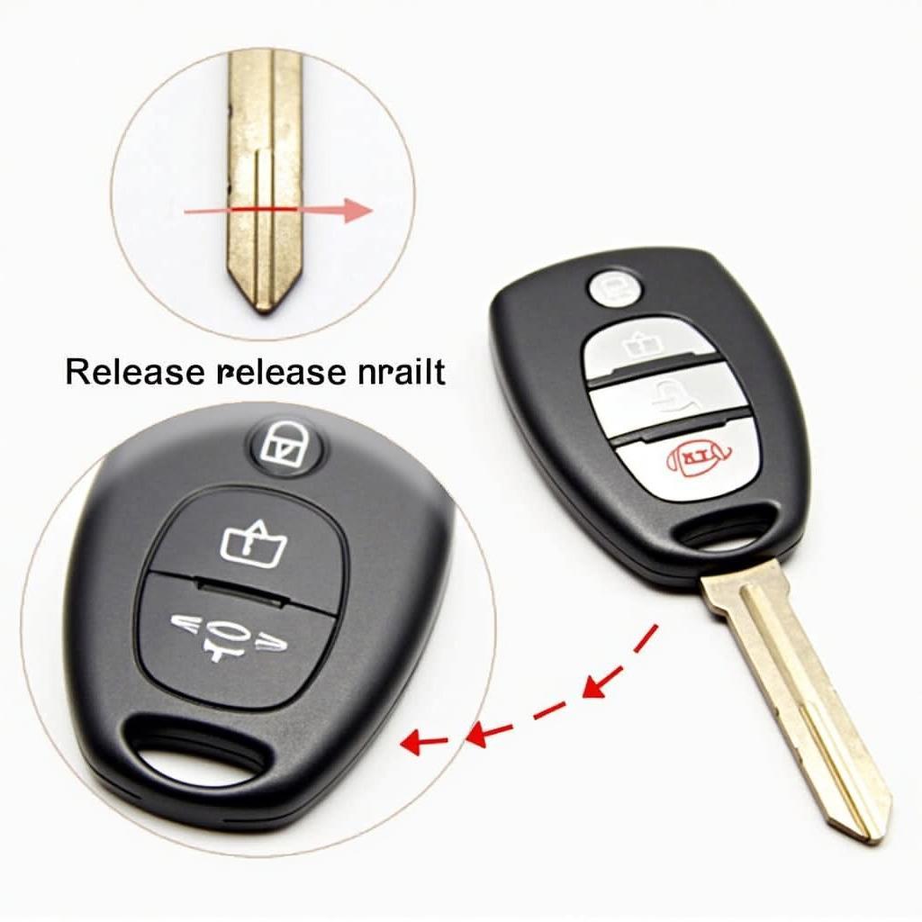 Kia Key Fob Release Point Location