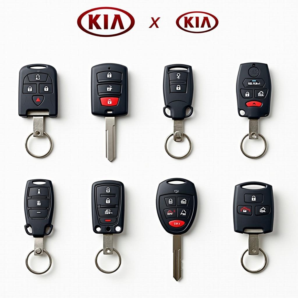 Different Types of Kia Key Fobs