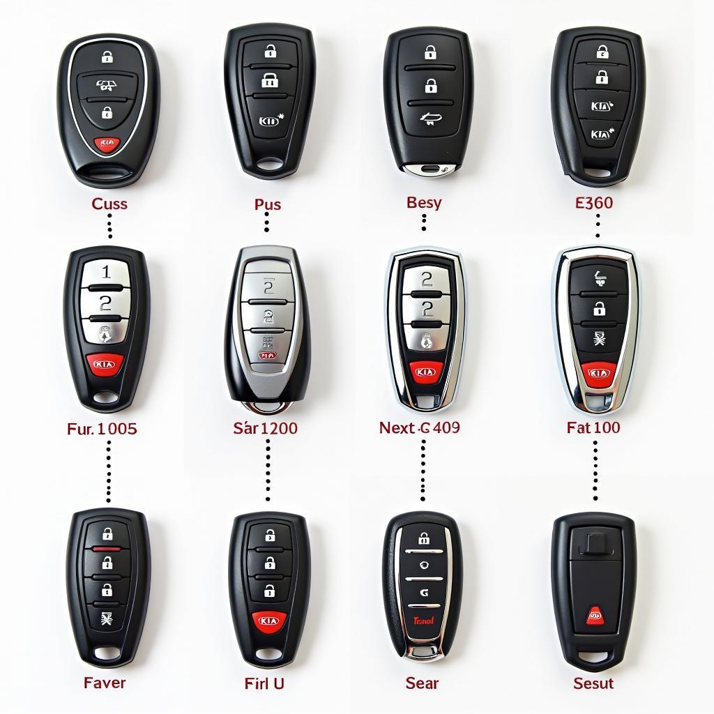 Different Types of Kia Optima Key Fobs