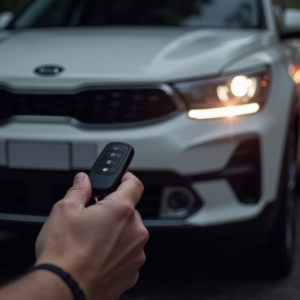 Kia Remote Start Standard Key Fob Operation