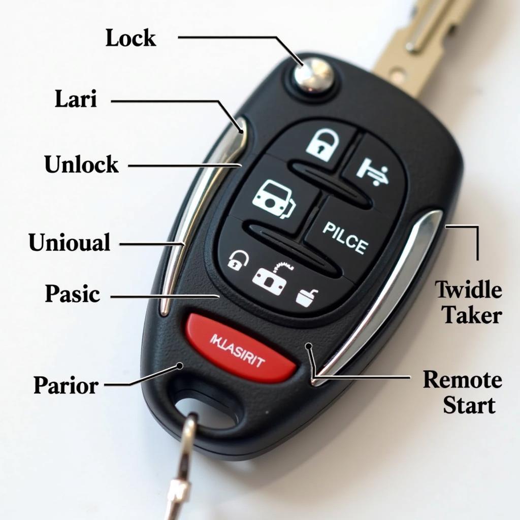 Kia Rio 2023 Key Fob Functions