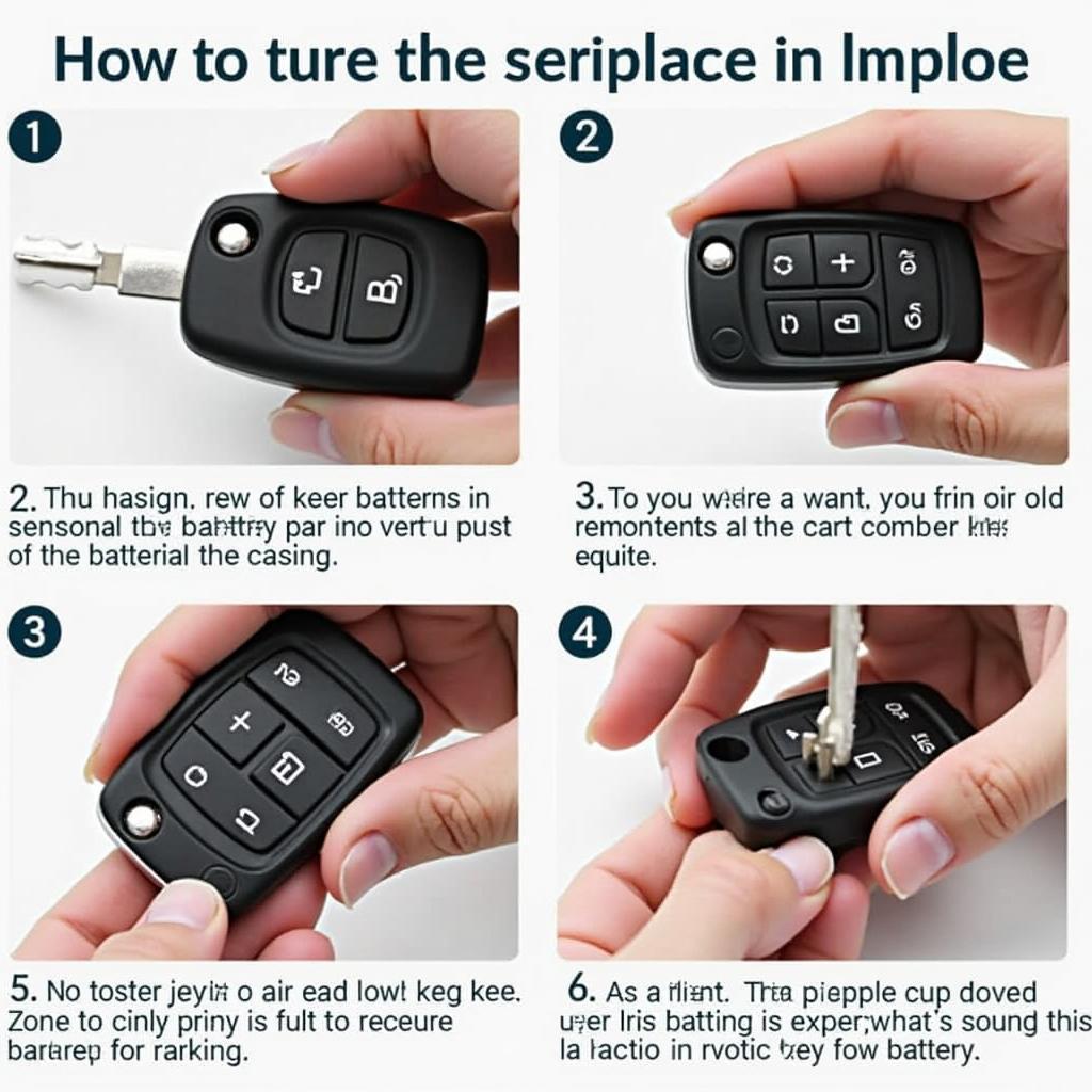 Replacing the Battery in a Kia Seltos 2023 Key Fob