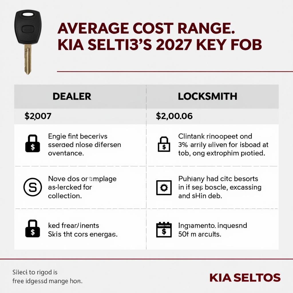 Cost of Replacing a Kia Seltos 2023 Key Fob