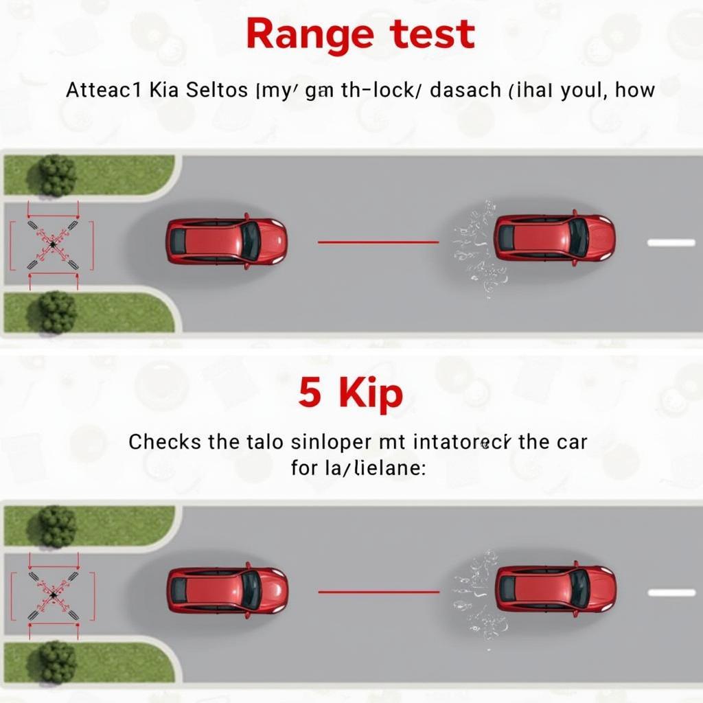 Testing the range of a Kia Seltos key fob