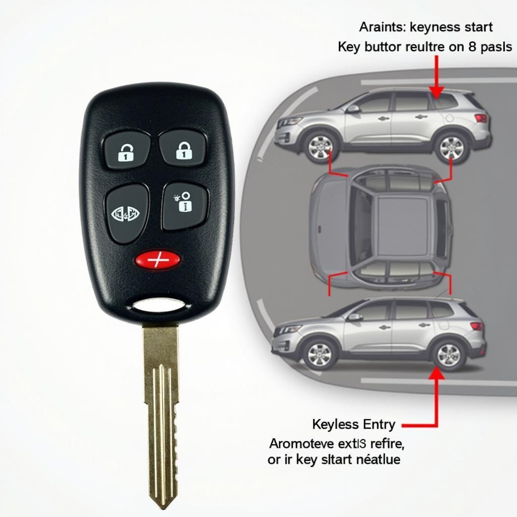 Kia Sorento 2009 Key Fob and Car Starter Integration