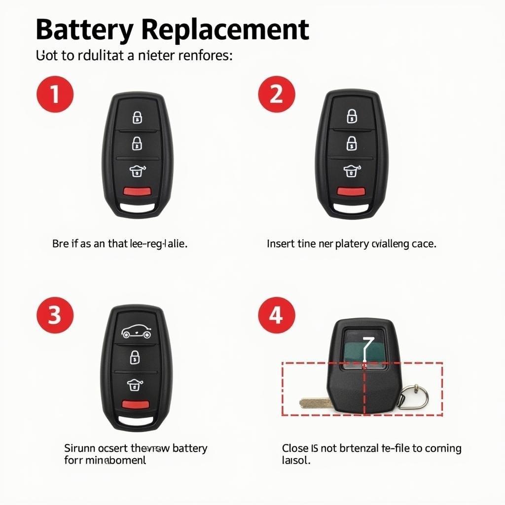 Replacing the Key Fob Battery in a 2018 Kia Sorento: Step-by-step visual guide to removing the old battery and installing a new one.