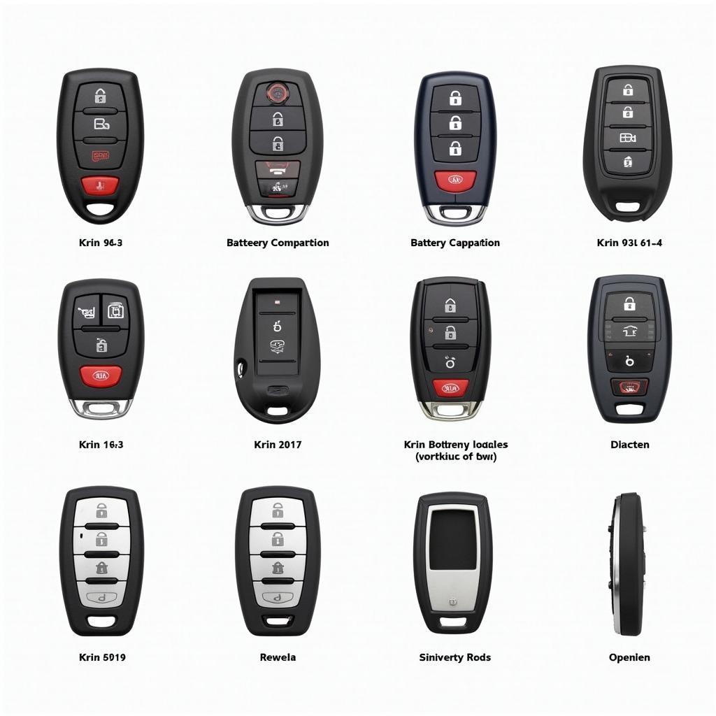 Kia Soul Key Fobs Different Models