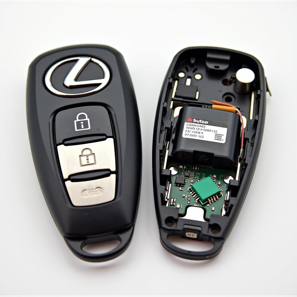 Lexus 2015 Key Fob Disassembled