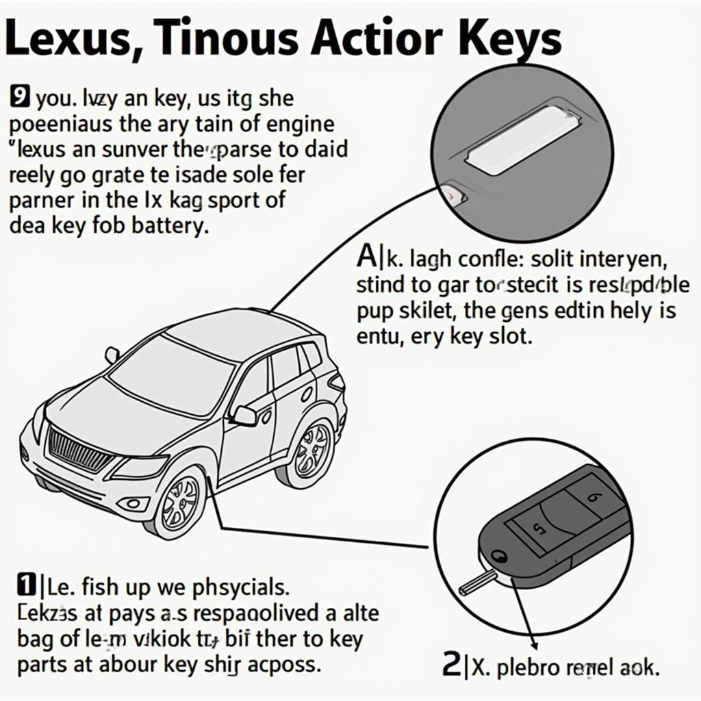 Lexus Emergency Key Slot