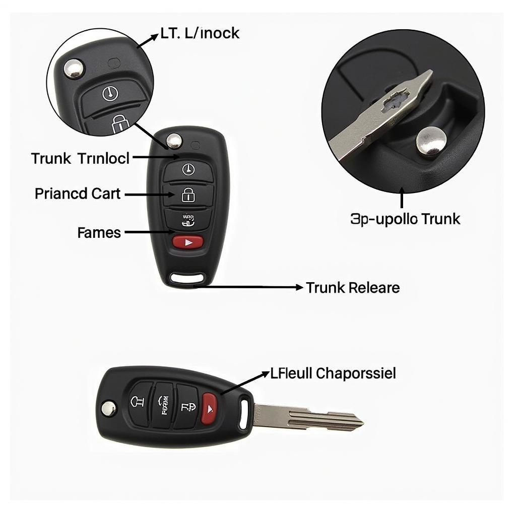 Lexus ES 350 Key Fob Functions