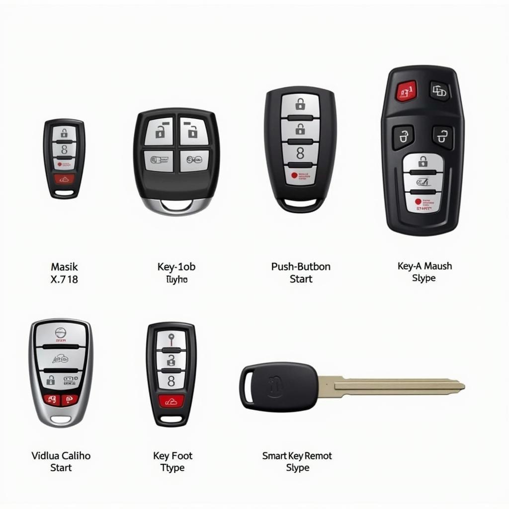 Different Types of Lexus ES300h Key Fobs