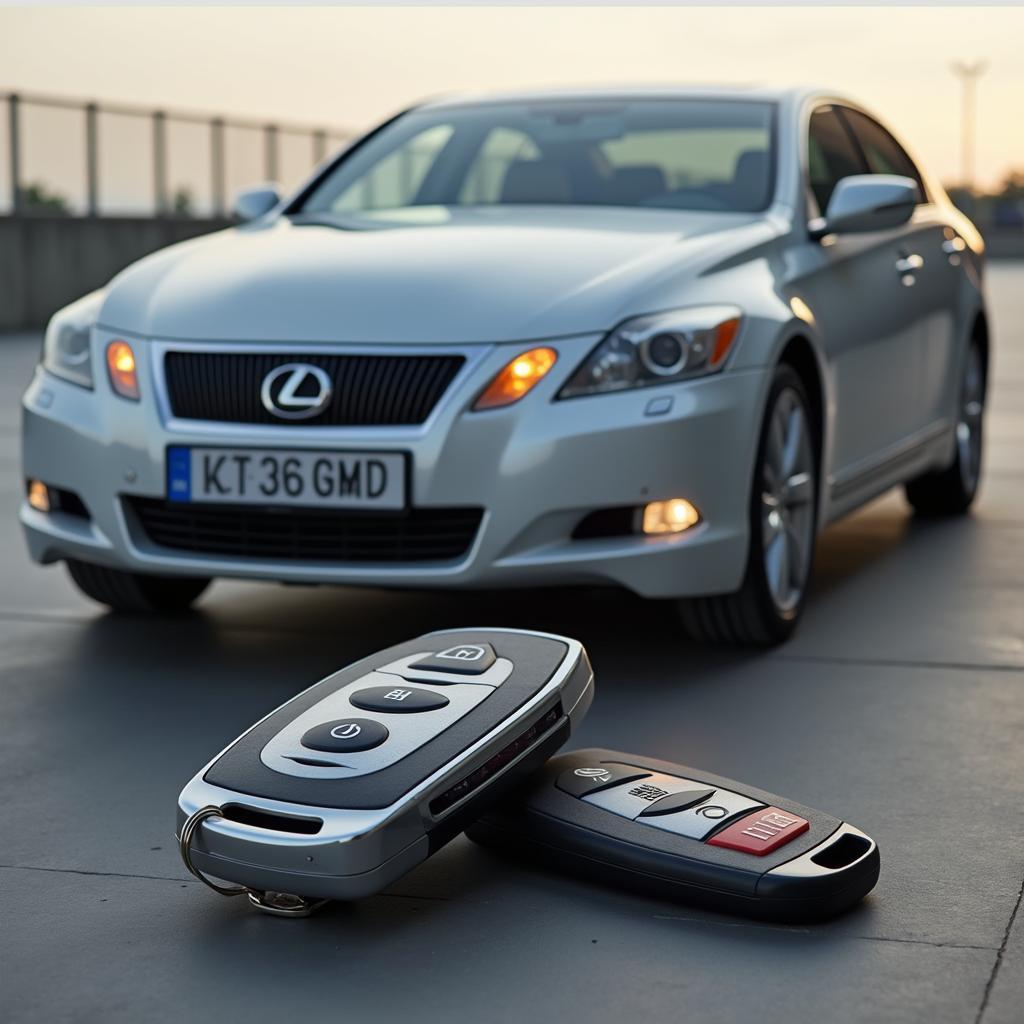 Lexus GS 350 Key Fob and Car