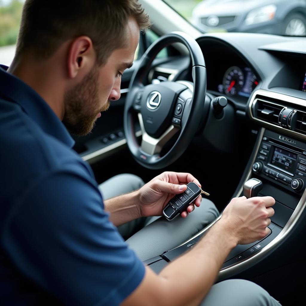 Programming a Lexus IS300 Key Fob Using a Diagnostic Tool