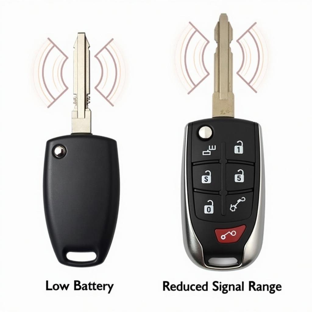 Lexus Key Fob Low Battery Signal