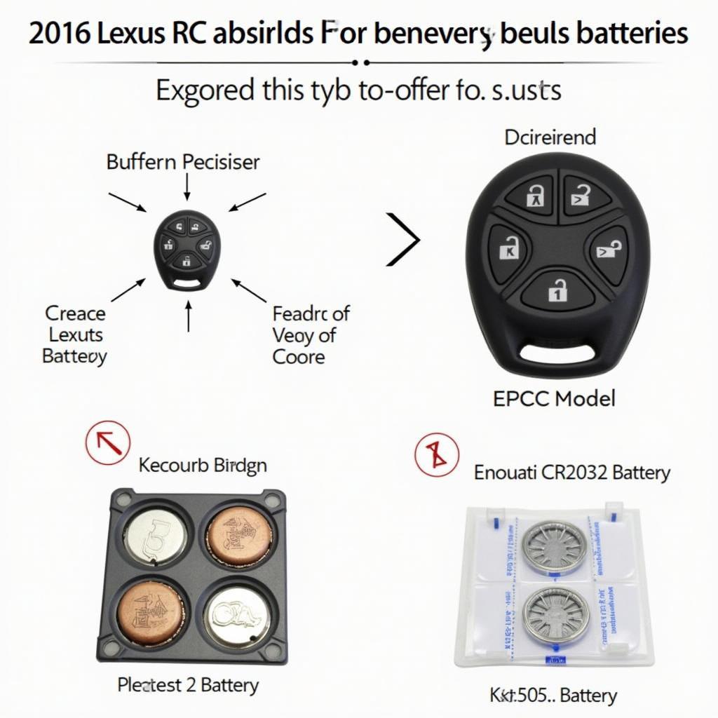 Different Types of Lexus Key Fob Batteries